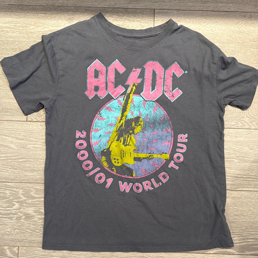 AC/DC T shirt Girls Large (10-12)